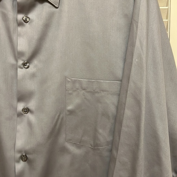 21. Geoffrey Beene Men’s Dress Shirt in Grey - Picture 4 of 12